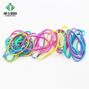 Factory Vente directe couleur TPR Haute élasticité forte dureté et bande de caoutchouc de cheveux durable