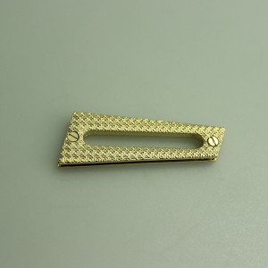 Boucle de mode de mode en plaquage d\'or, accessoires en métal