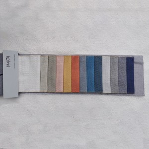 Tissu en lin en coton teint de fil BNT1903