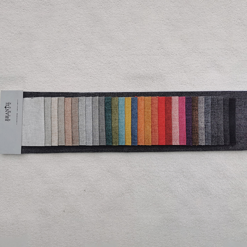 Tissu de lin en coton teint BNT1917