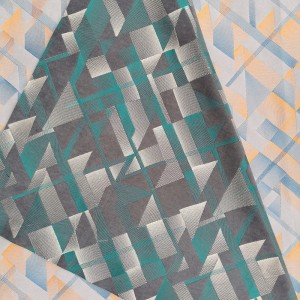 Tissu flannel brodé BNT6867