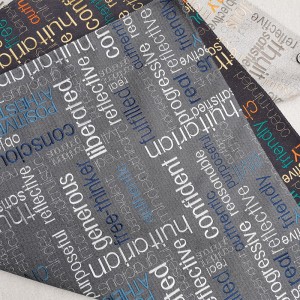 Tissu de lin en coton brodé BNT6863