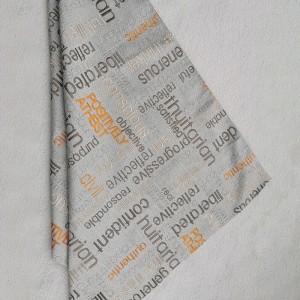 Tissu de lin en coton brodé BNT6863