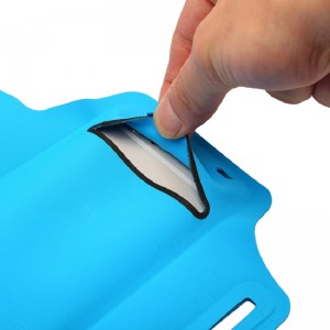 Marreuse de sport Sac de téléphone portable universel de l\'arrière-plan d\'entraînement avec porte-clés