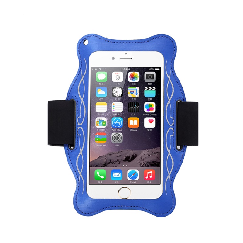 Personnalisé Logo Gym Armband Sport Sport Band Band Bag d'un boîtier de bras de téléphone portable Sac à bras de téléphone ennéoprène