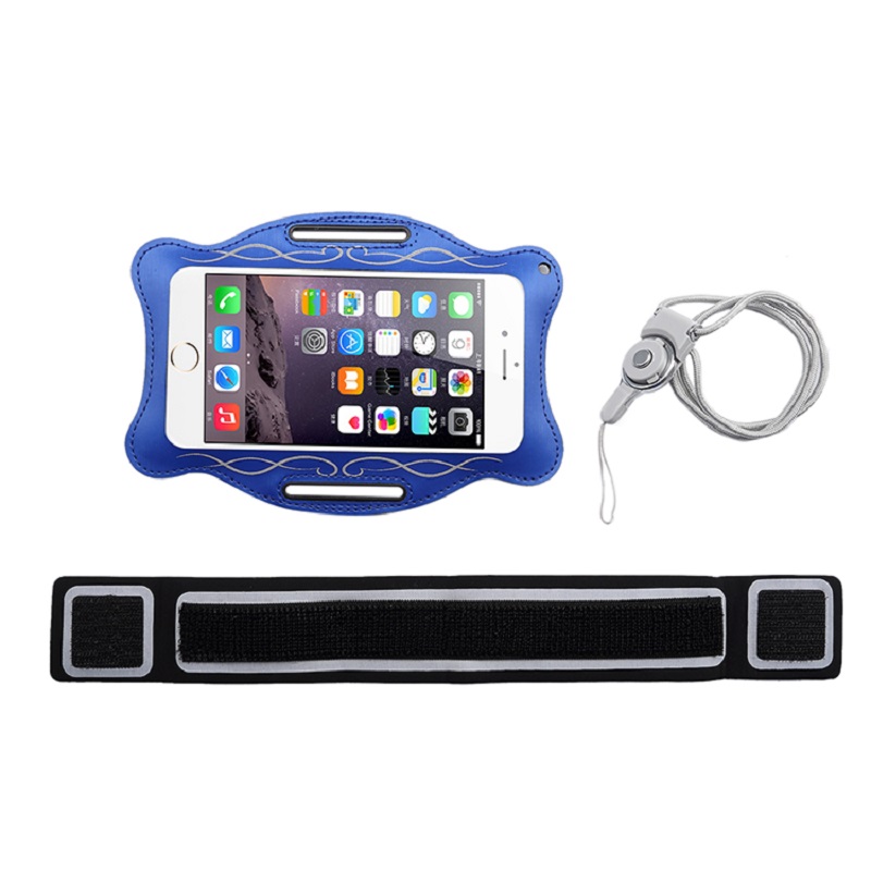 Personnalisé Logo Gym Armband Sport Sport Band Band Bag d'un boîtier de bras de téléphone portable Sac à bras de téléphone ennéoprène