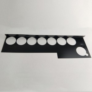 Feuille d\'isolation en PCnoire 203 * 109 * 0.25mm, résistant à la température et à la feuille d\'isolation facile à plier