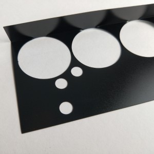 Feuille d\'isolation en PCnoire 203 * 109 * 0.25mm, résistant à la température et à la feuille d\'isolation facile à plier