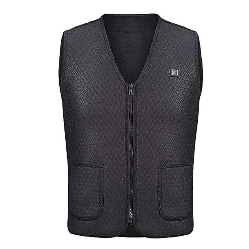 Vest de molleton chauffé étanche Mens gilet de muscle Vêtements chauffants Bodywarmer Working Vestes chauffantes de poids Gilet de poids