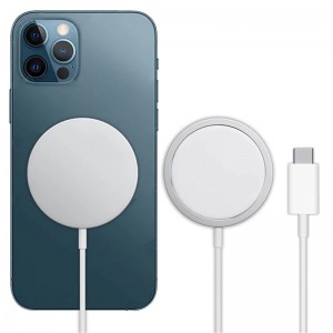 Chargeur de téléphone sans fil magnétique Magsafe 15W Chargeur Portable Magsafe pour Apple iPhone 12 11 Pro Max Produit de vente Amazon Hot style