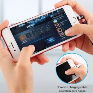 2nd Gen 540 Rotation Micro USB Type C Câble de chargement magnétique Nylon tressé Magnétique Chargement rapide du câble USB