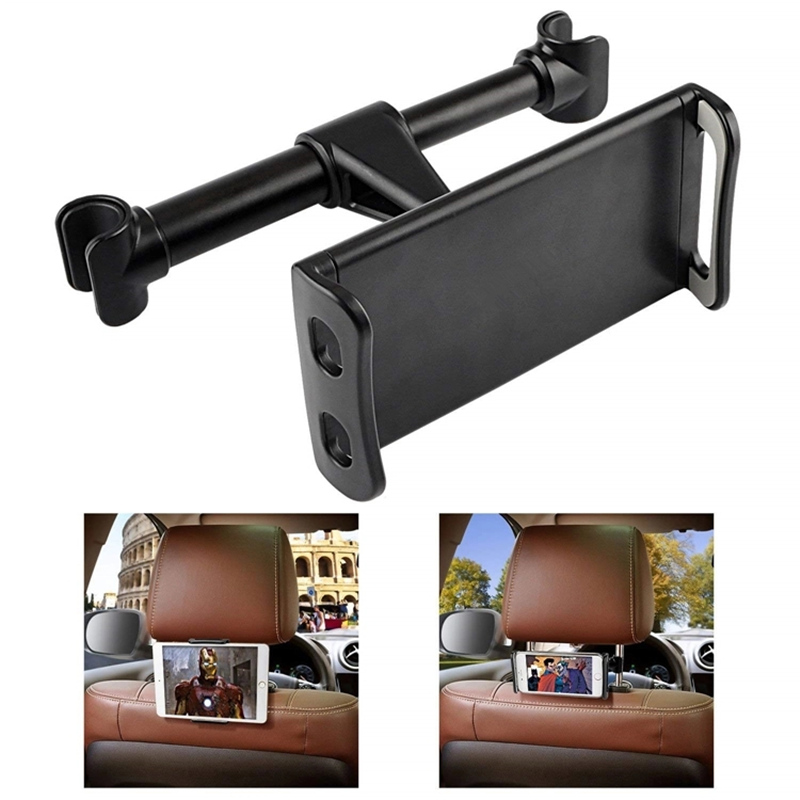 Backseat Car Mobile Porte-assisté de la voiture Tablette de téléphone de siège de voiture pour iPhone 7 8 x Ipad Samsung S8 Headet Tablet Tablet Tablet
