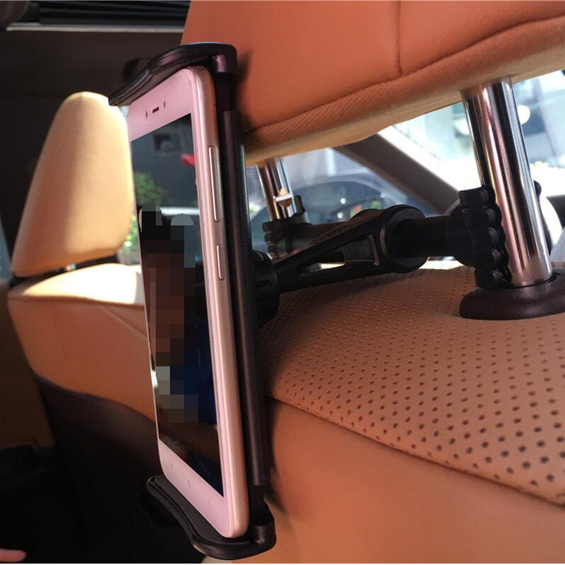 Backseat Car Mobile Porte-assisté de la voiture Tablette de téléphone de siège de voiture pour iPhone 7 8 x Ipad Samsung S8 Headet Tablet Tablet Tablet