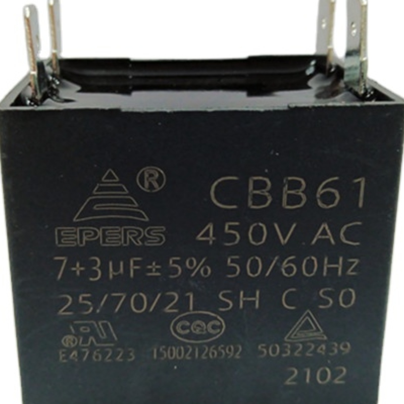 Nouveau produit 7 + 3uf 450v 25 / 70 / 21 SH C s0 cbb61 condensateur