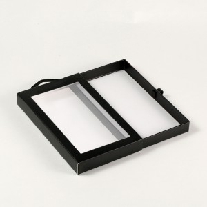 Boîte de fenêtre d\'emballage de cadeau rectangle sur mesure pour accessoires de cas de téléphone