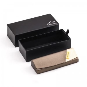 Rectangle de haute qualité Personnaliser l\'impression Logo Lunettes de soleil Emballage Boîte de cadeau en carton En gros Sunglasses Box Tiroir Style