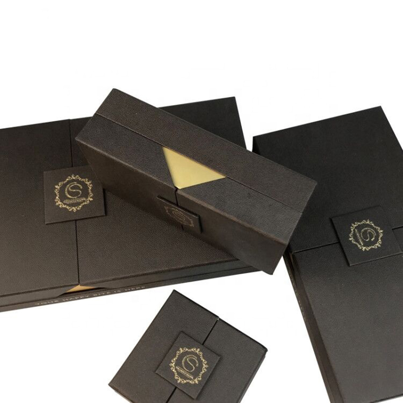 Boîte à barres de chocolatnoir de luxe sur mesure