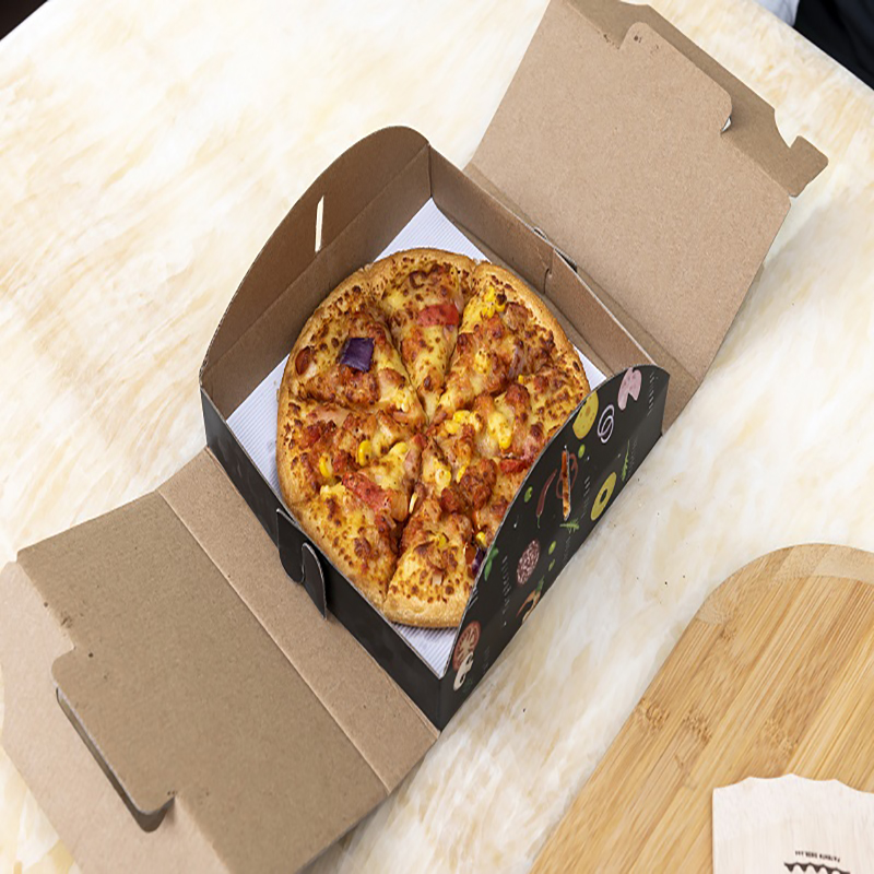 Custom Divers Taille Portable Pizza Pizza Boîte d'emballage Réutilisable Livraison ondulée Pinza Boîte