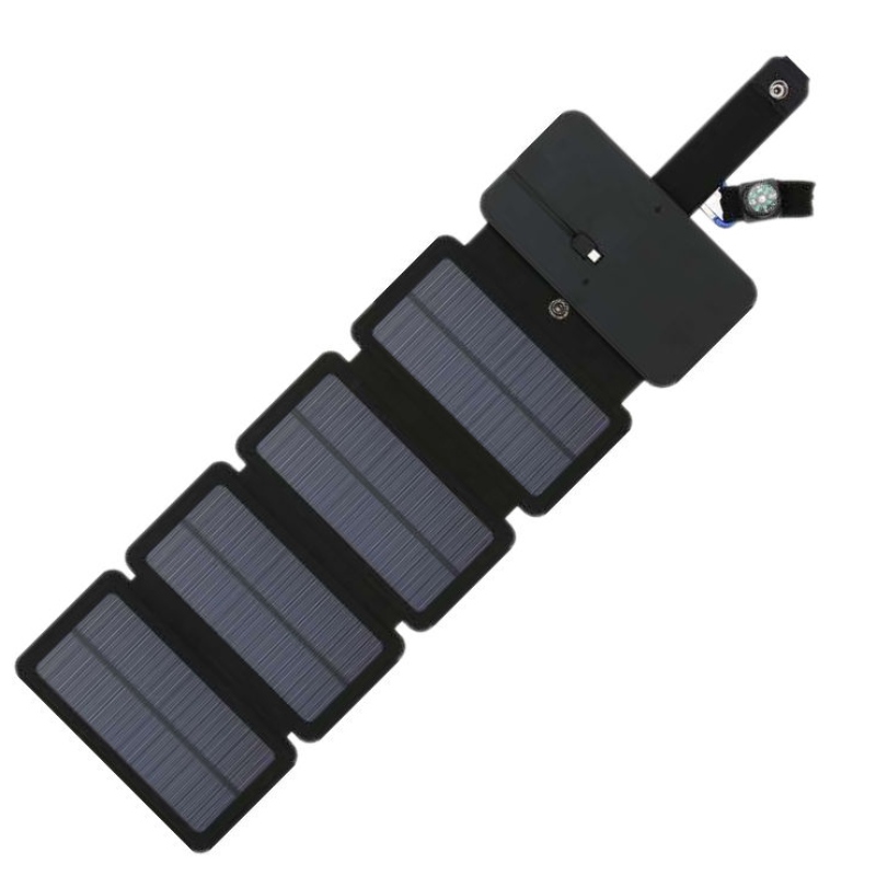 5W étanche portable pliable panneau solaire à panneau solaire avec chargeur USB