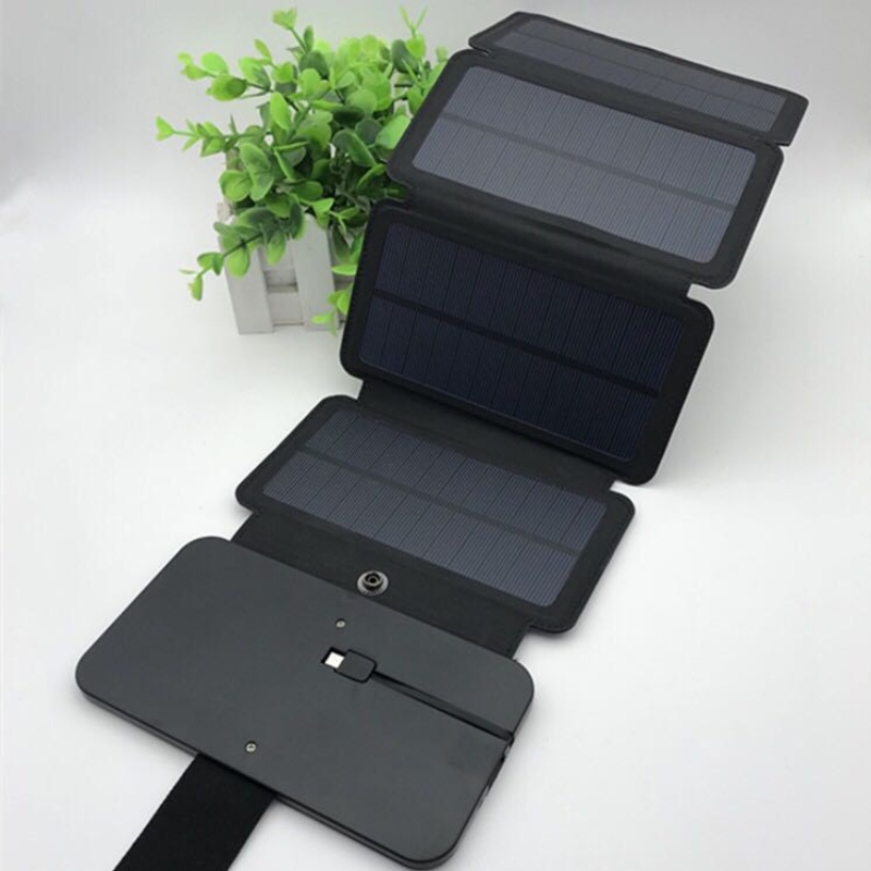 5W étanche portable pliable panneau solaire à panneau solaire avec chargeur USB