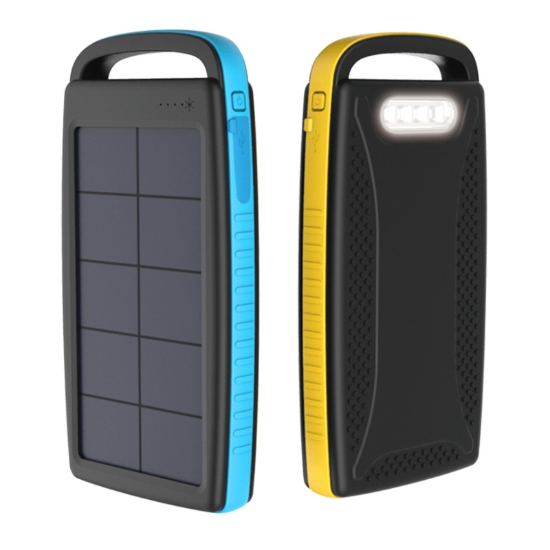 Amazon Étanche Double Chargeur Solar Solar Chargeur Portable Power Bank pour la randonnée et les voyages