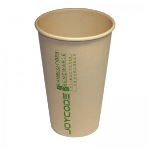 Certificat Coupes de bambou de tasse en papier de bambou