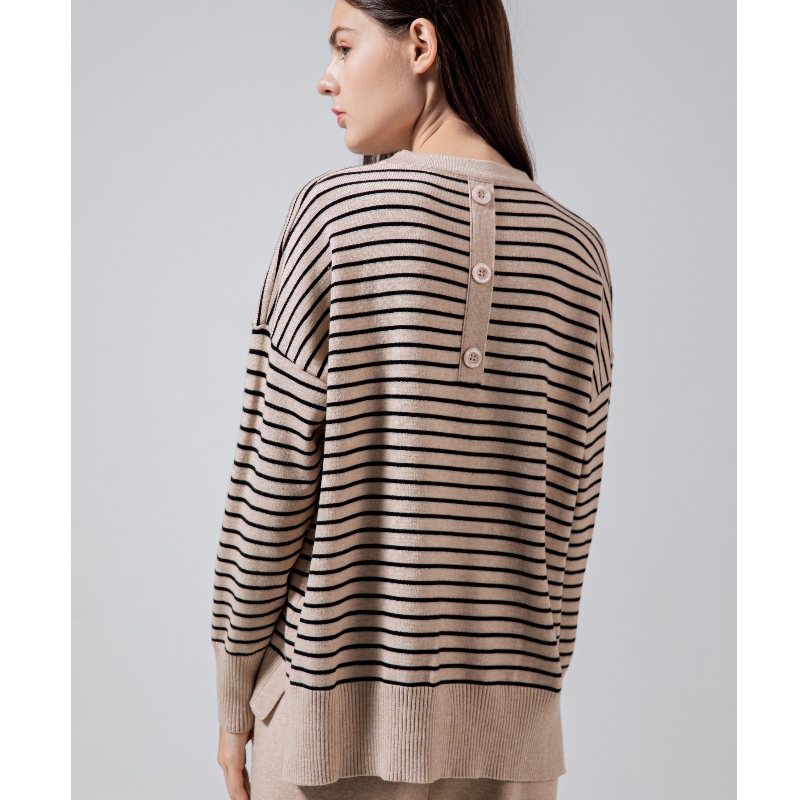 Trend de mode Simple Casual Joker Basic Knit Top 68059#