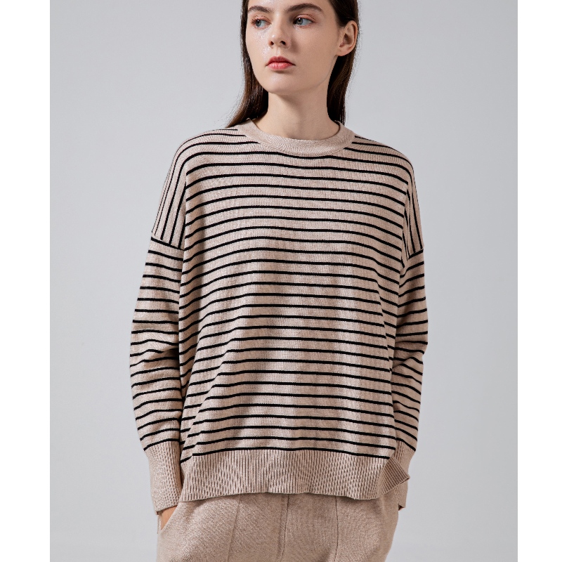 Trend de mode Simple Casual Joker Basic Knit Top 68059#