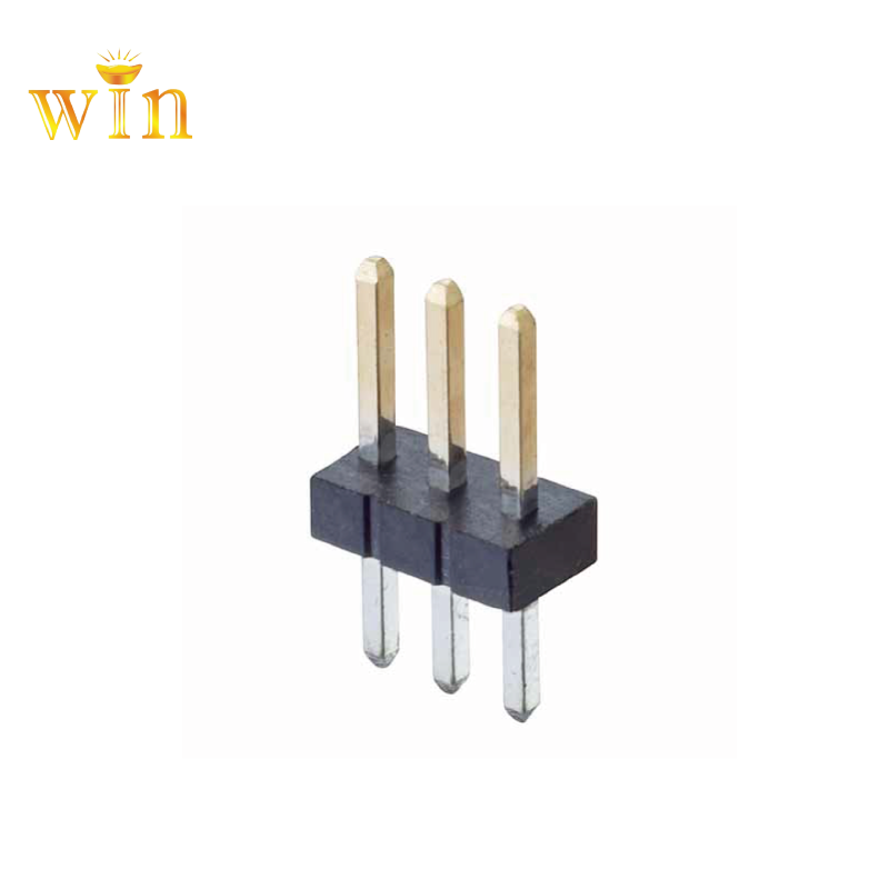 2.54mm Pitch 180 ° Trempette simple rangée 2P ~ 40P Broche en-tête