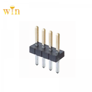 2.54mm Pitch 180 ° Trempette simple rangée 2P ~ 40P Broche en-tête