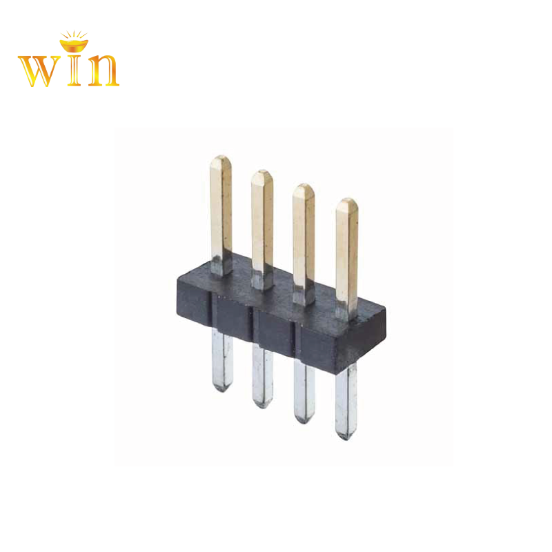 2.54mm Pitch 180 ° Trempette simple rangée 2P ~ 40P Broche en-tête