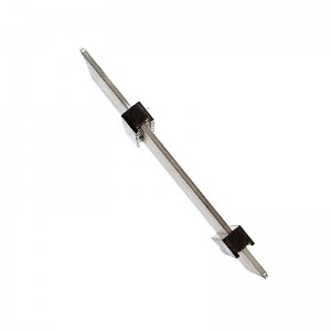 2.54mm 1x7p 180 ° Broche de goupille en plastique double rangée 3mm-13mm-6mm