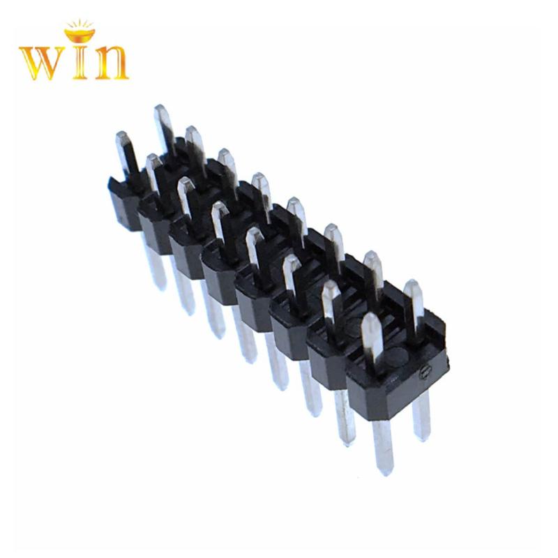 Hauteur de broche de plastique double en plastique double rangée de 2,54 mm de 2x8P 3.0mm-9.2mm