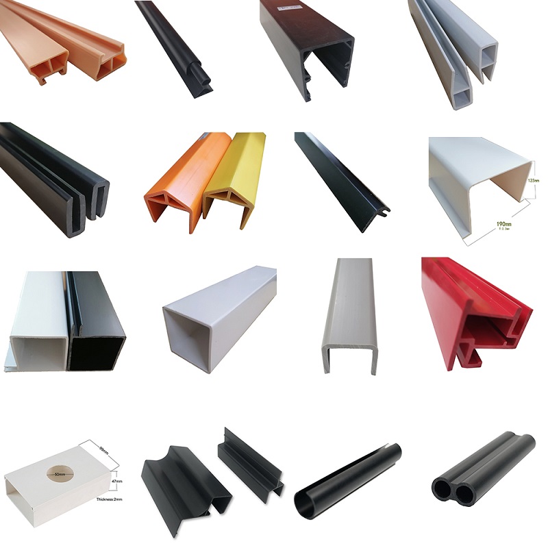 Co-extrudé PP PC PP PP PP ABS PVC PVC EXTRUSSE PVC rectangulaire tube de tube en PVC