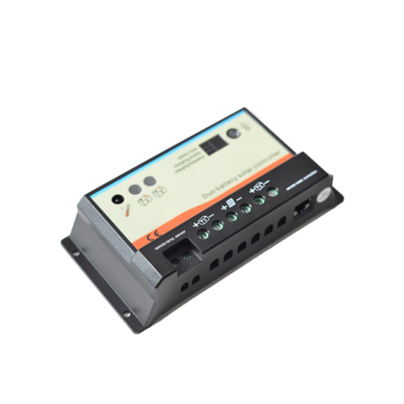 Dual double batterie Contrôleur de charge solaire 10A20A Régulateur de batterie de la batterie avec mètre LCD distant MT-1 EPSSOLAR EPIPDB-COM