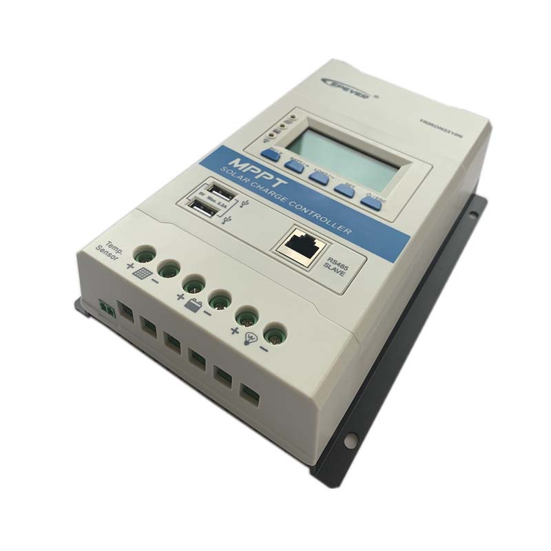 EPEUT 40A 30A 20A 10A MODULAIRE MPPT Contrôleur de charge solaire 12V24VDC MAX.100V PV Panneau d'affichage de l'écran LCD Contrôleur de réglementation