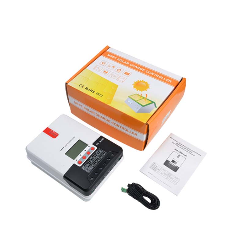 Contrôleur de charge solaire SRNE MPPT 20A 30A 40A 12V24V LCD MAX100V SOALR Panneau de panneau pour la batterie Li-ion de gel d'acide hors réseau