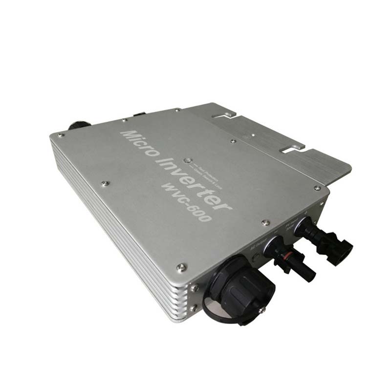 Inverseur de cravat de grille de grille de grille de grille d'onde sinusoïdale 600W IP65 micro onduleur IP65 22-50VDC 190-260VAC pour système solaire MPPT