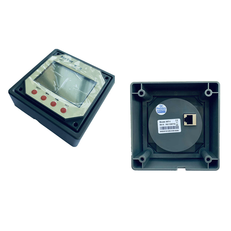 Compteur à distance LCD pour double batterie Régulateurs de contrôleur de charge solaire MT-1 avec télécommande géante du câble de 10 m