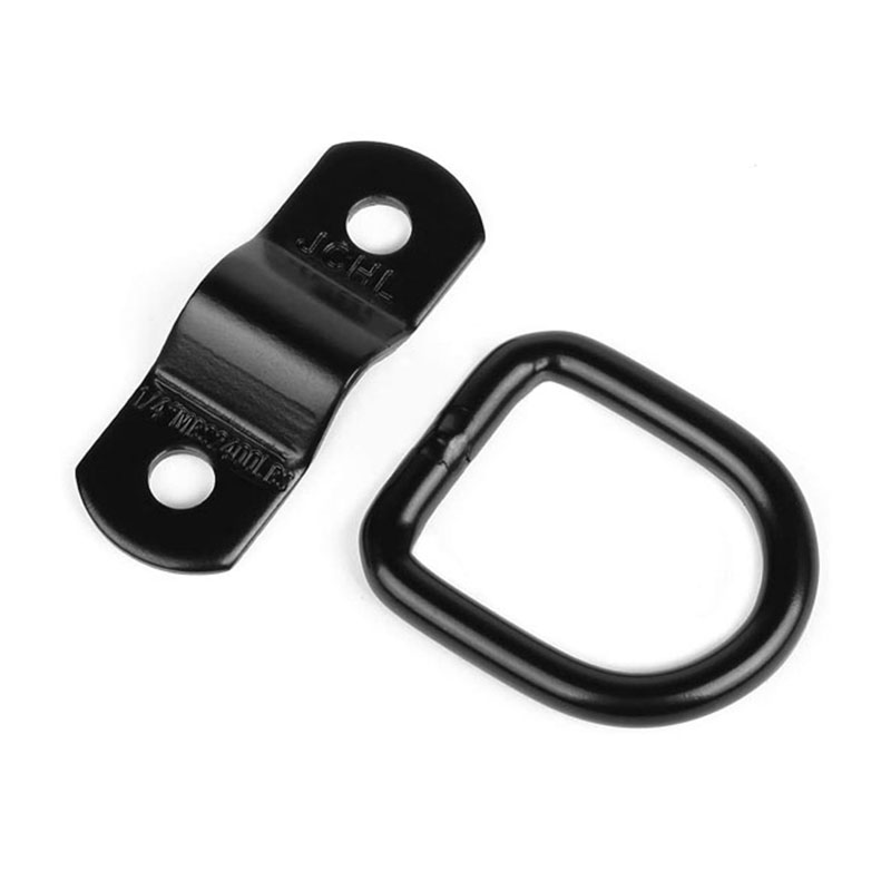 D Rings Cravates ARTISULES ARTISULES CROCHES POUR LA REMORQUE SUPPORT DE CAMION DE CAMION SUPPORT SUPPORT PICKE DE CAMPER DE CAMPER SURFACE DRATURE FOURT DUTTY 1/4 \