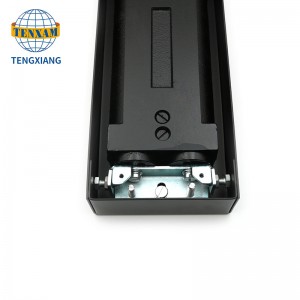 Porte de verre Closer deux vitesses Ressort de plancher hydraulique réglable à deux vitesses