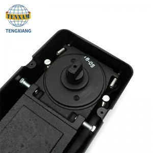 Ressort de plancher hydraulique de cylindre unique pour machine de sol de porte en verre