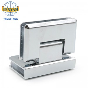 Meilleure vente de verre de 90 degrés à la porte de pivot de pivot de porte de douche