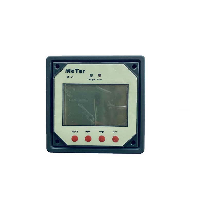 Compteur à distance LCD pour double batterie Régulateurs de contrôleur de charge solaire MT-1 avec télécommande géante du câble de 10 m