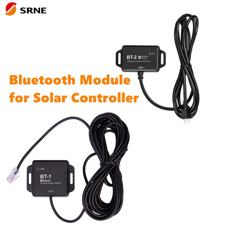 Module Bluetooth SRNE BT-1 BT-2 pour la charge solaire MPPT et le contrôleur de décalage ML et le contrôleur PV série MC