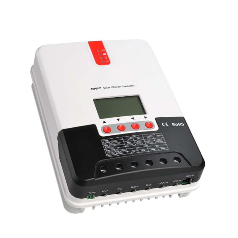 Contrôleur de charge solaire SRNE MPPT 20A 30A 40A 12V24V LCD MAX100V SOALR Panneau de panneau pour la batterie Li-ion de gel d'acide hors réseau