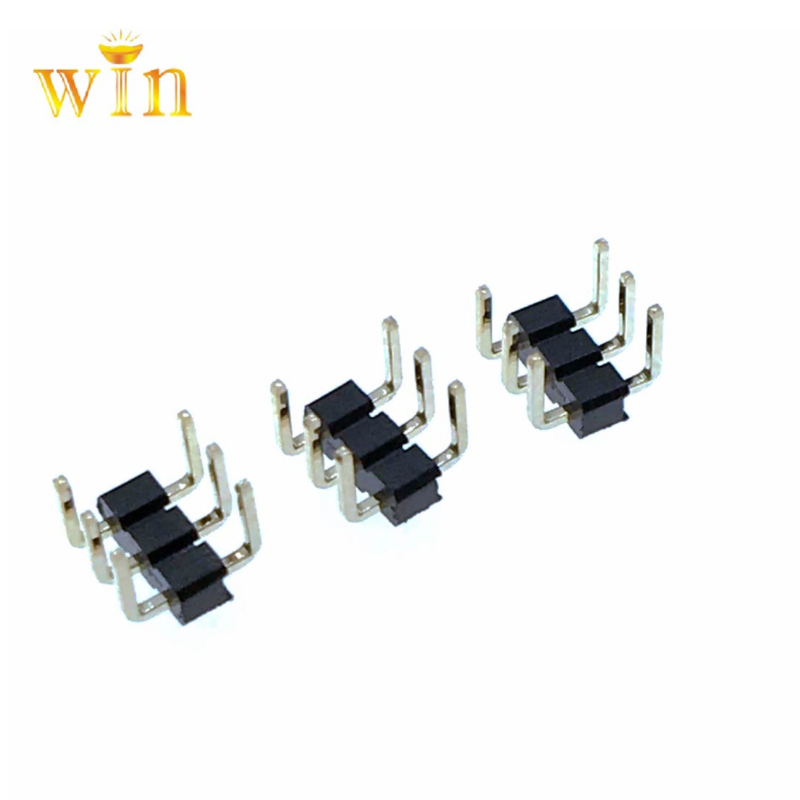 Connecteur d'en-tête de broche de rangée unique de rangée de 2,54 mm
