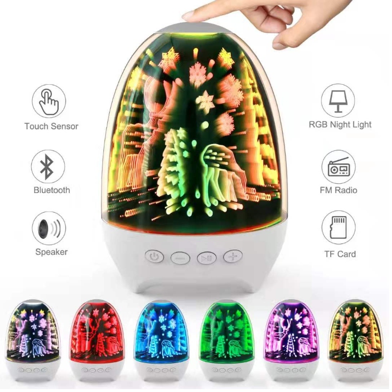 Haut-parleur Bluetooth portable haut de gamme FB-BSK2 avec un éclairage à LED de 7 couleurs