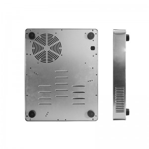 J8 usine Cuisinière en céramique électrique Cuisinière en acier inoxydable Cuisinière en céramique blanc céramique Cuisinière électrique argent CE BSCI LVD