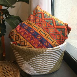 Panier de ventre tissé marin